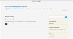 Desktop Screenshot of grentone.com