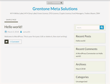Tablet Screenshot of grentone.com